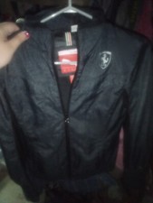 puma s small lifestyle jacket grey silver active workout women's basic