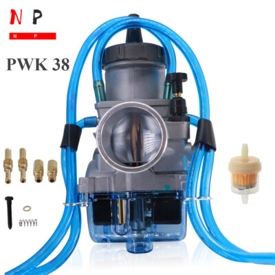 #ad 38mm PWK38 Carburetor For HONDA SUZUKI KAWASAKI YAMAHA Keihin Carb US Stock $38.39