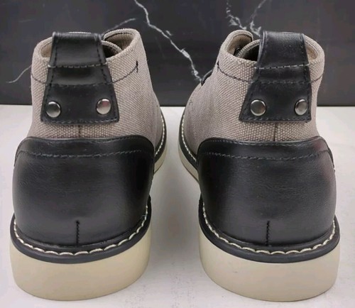 London Fog Belmont Men's Shoe, Grey/Black, sz 9M - Picture 7 of 13