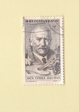 Czechoslovakia Stamp Ceskoslovensko Joza Uprka 60h