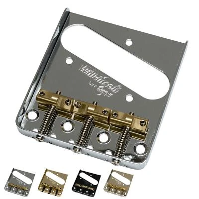 Wilkinson WTB Telecaster Compatible Ashtray Vintage Bridge with Brass Saddles
