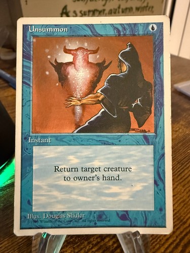 MTG Magic The Gathering Fourth Edition Unsummon