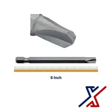 # 3 Tri-wing/Tri-point/Y-type Driver Bit, 6" Long by X1Tools (1 Bit - 100 Bits)