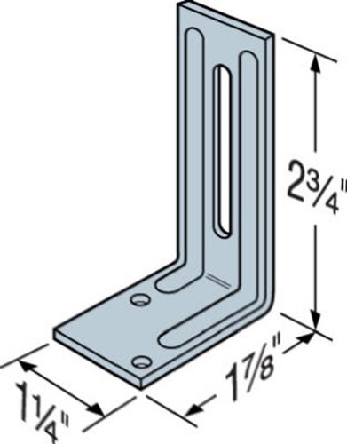 Simpson Strong-Tie STC 18 Gauge Galvanized Steel Roof Truss Clips - Pack of 50 - Picture 2 of 5