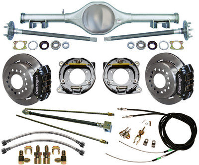 CURRIE 70 1/2-81 GM F-BODY REAR END & WILWOOD DISC BRAKES,LINES,E-CABLES,AXLES,+