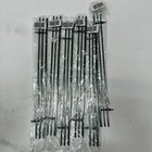 Hardware Resources SF17 Closet System 17"W Wire Shoe Fence Rail Chrome Set of 6