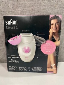 Braun Epilator Silk-epil 3 3-270, Hair Removal for Women, Shaver & Trimmer