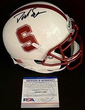 David Shaw Signed Autographed Stanford Cardinals Mini Helmet PSA/DNA