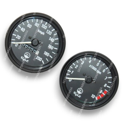 RD250 RD400 メーター Tachometer & Speedometer Set Rpm Meter Compatible With Yamaha