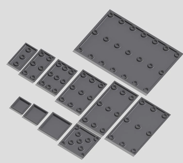 Bases cuadradas en miniatura - ¡Warhammer 40k, DND, ADLG, DBA Miniaturas! ¡Varios tamaños! Foto 4 de 4