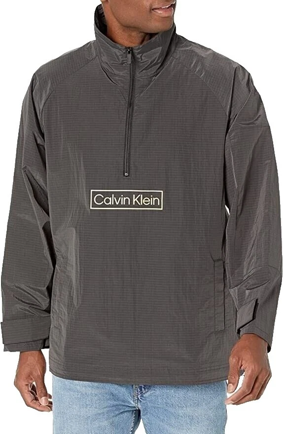 Calvin Klein Solid Windbreaker Coats, Jackets & Vests for Men