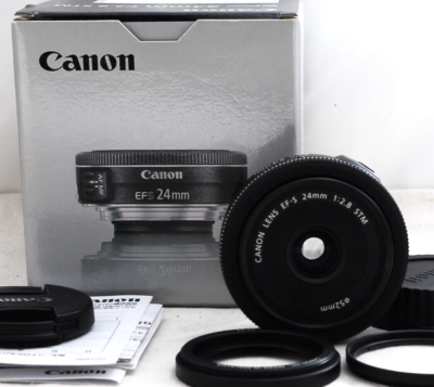Canon Lens EF-S 24mm F/2.8 STM Prime Lens w/BOX from Japan 139-3