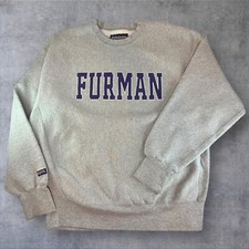 Vintage Jansport Furman University South Carolina Reverse Weave Crewneck 2XL