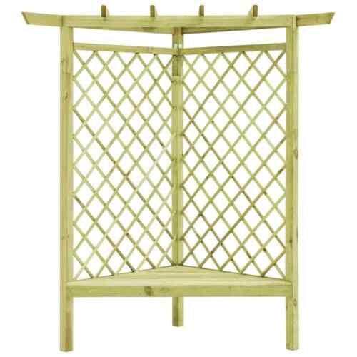 Pergola Gartenpergola Rosenbogen Rankgitter Sitzbank Holzbogen Torbogen Holz - Bild 8 von 32