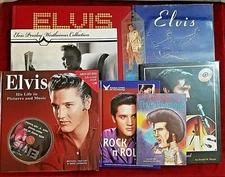 Elvis Photographs of an Icon Marie Clayton hardback 14"x14" deleted book Lot