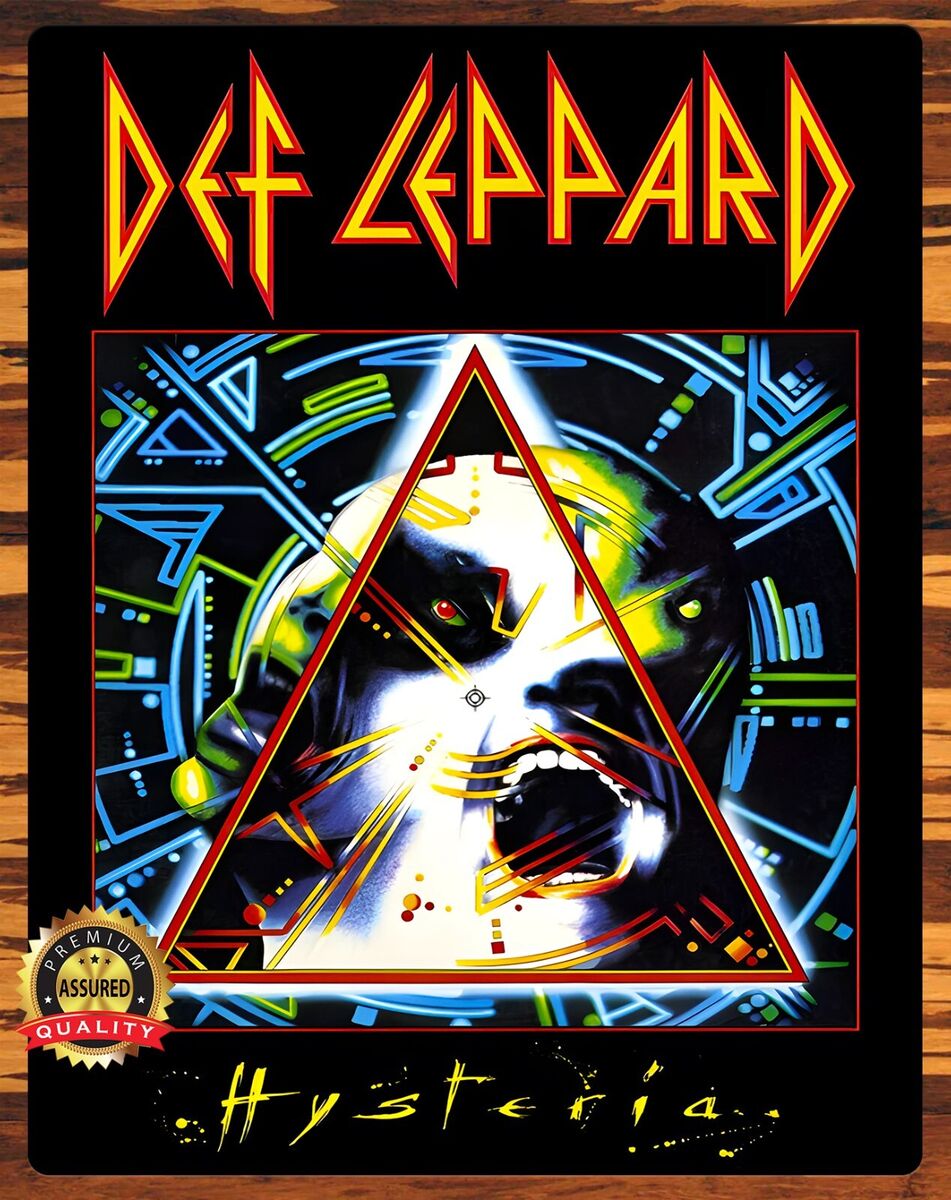 Def Leppard - Hysteria - Metal Sign 11 x 14 | eBay Def Leppard - Hysteria - Metal Sign 11 x 14 | eBay