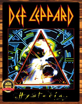 Def Leppard - Hysteria - Metal Sign 11 x 14 | eBay