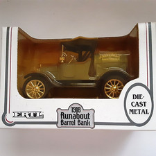 1918 Agway Model T Truck Runabout Barrel Bank Ertl 1/25 Diecast Vintage 1/25