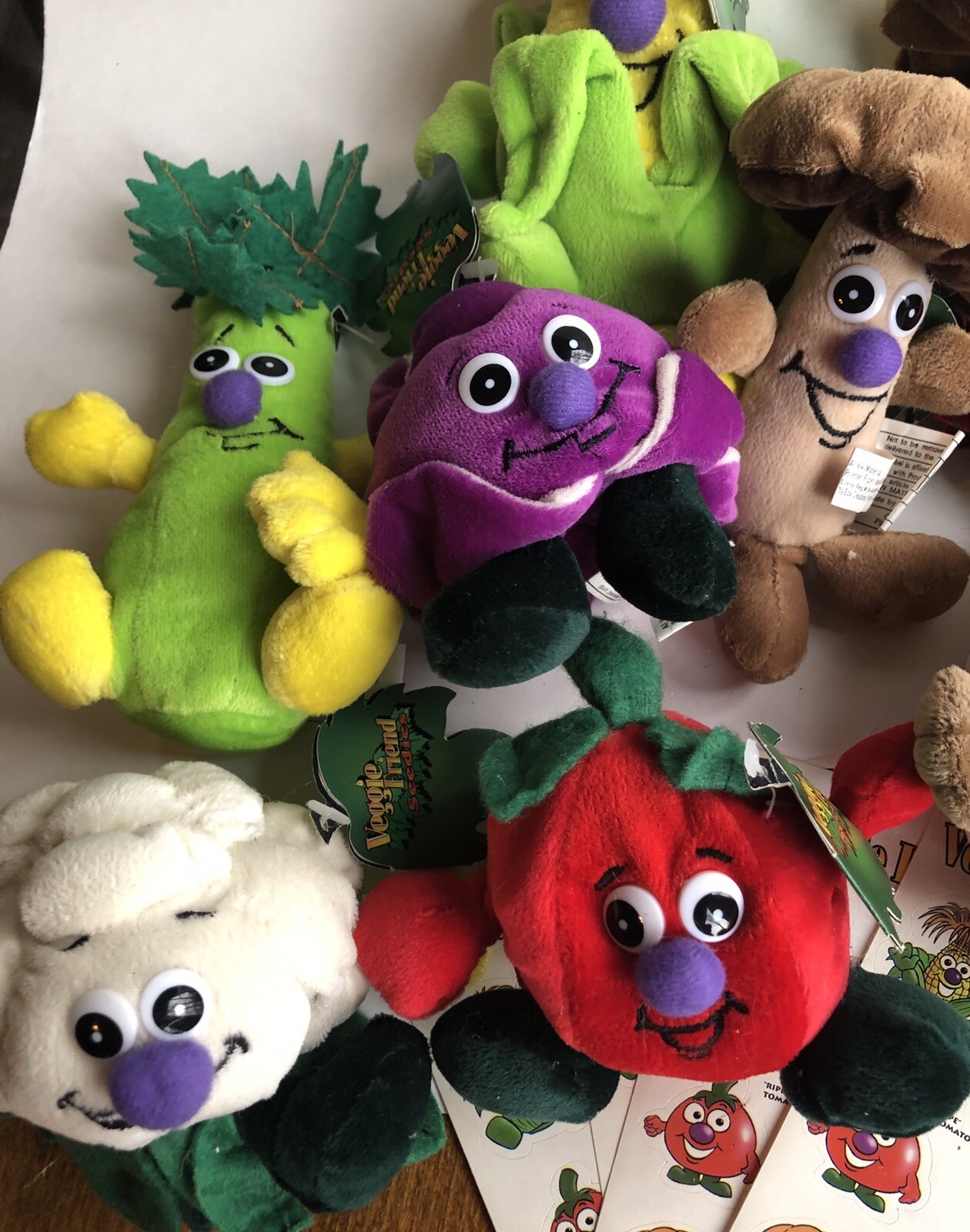 Toy Box VEGGIE FRIEND SEEDIES Bean Bag Lot of 12 LIMITED EDITION Plush