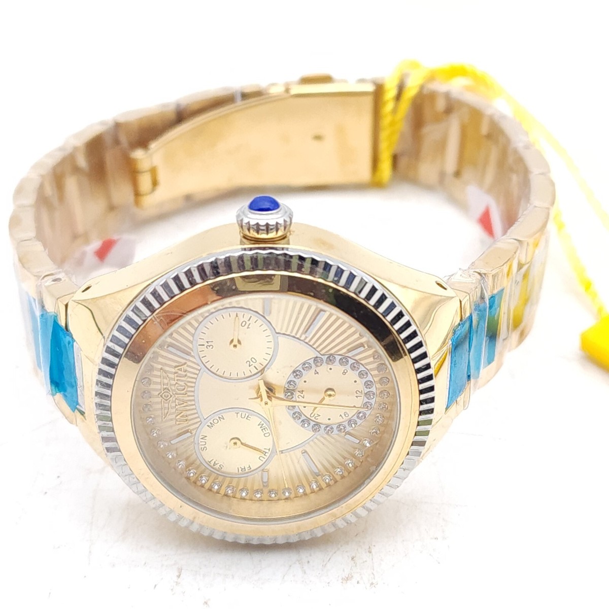 Invicta Women\'s Watch 28821 Angel Quartz Gold Dial Two Tone Stainless Steel 36mm Invicta Women main image 2