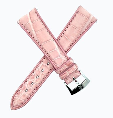 NEW Bertolucci Womens 18mm Pink Allgator Watch Band