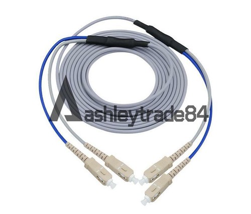 Câble blindé 15M fibre patch cordon SC vers SC UPC Pigtail câbles multimodes duplex - Photo 2/9