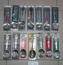 WMF Alte Zinnlöffel Zinn Sammellöffel 14 Stck.