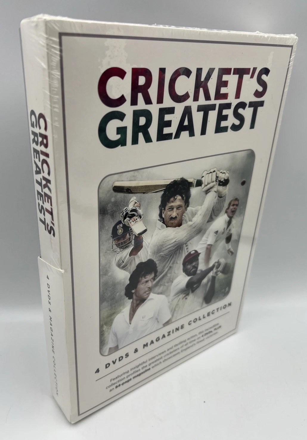 Crickets Greatest 4 DVDs & 84 Page Magazine Collection New & Sealed