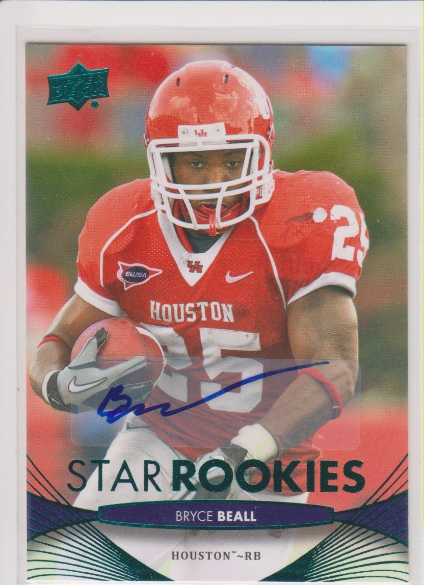 2012 Upper Deck Star Rookies Auto / RC  Bryce Beall