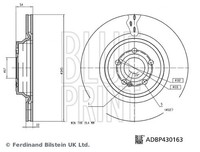 2X Blue Print ADBP430163 Bremsscheibe FüR Mercedes-Benz