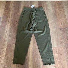 C.T. Plage Sarouel Pants Size 38 Khaki Cotton Wool New