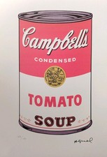 Andy Warhol Litografia Su Carta 42x29.7 Cm Firma In Lastra 199 Ex.