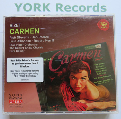 BIZET - Carmen REINER / STEVENS / PEERCE / ALBANESE / MERRILL - Ex 3 CD Set Sony