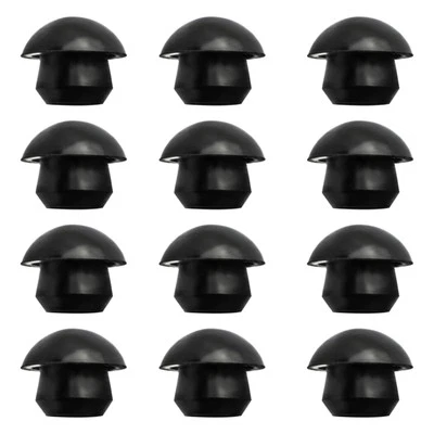 12PCS Hydraulic Floor Jack Oil Filler Plug,0.35In Rubber Floor Jack Parts