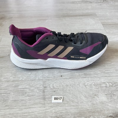 ADIDAS H67352 Plum Purple Gold White Sneakers Cold Dry Youth Size 4.5 Womens 6