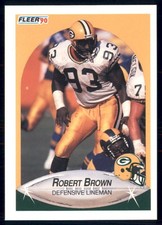 1990 Fleer - Robert Brown #169 (RC)