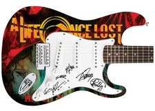 A Life Once Lost Signed Autographed 1/1 Custom Graphics Photo Guitar