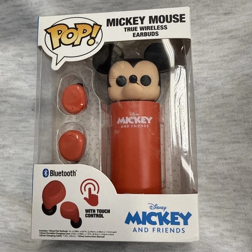 Disney Funko Pop Mickey Mouse True Wireless Earbuds Bluetooth Headphones USA Exc