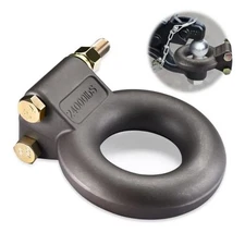 Pintle Hitch Lunette Ring, Forged Steel Pintle Hitch with Lunette, Tow Eye - 