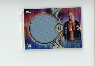 2025 Topps Universe WWE Stone Cold Steve Austin #WAU-SCS Relic 128/199 READ