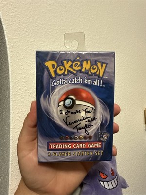 SIGNED Pokemon Base Set 2-Player Starter Set Theme Deck Factory Sealed WOTC  