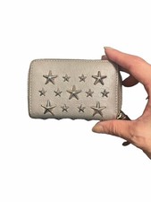Jimmy Choo Star Studded Coin Case Mini Wallet Japan