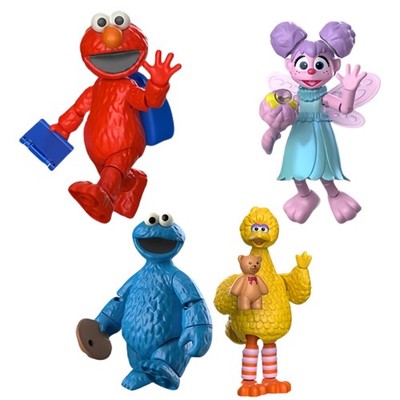 HiPlay Blokees Sesame Street Partners EP1 Set of 4 ActionFiguren