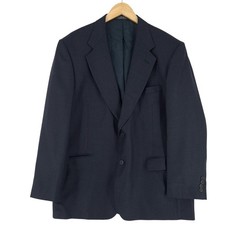 Stafford Blazer Jacket Wool Blue Hf7 Size EU 54 UK/US 44R