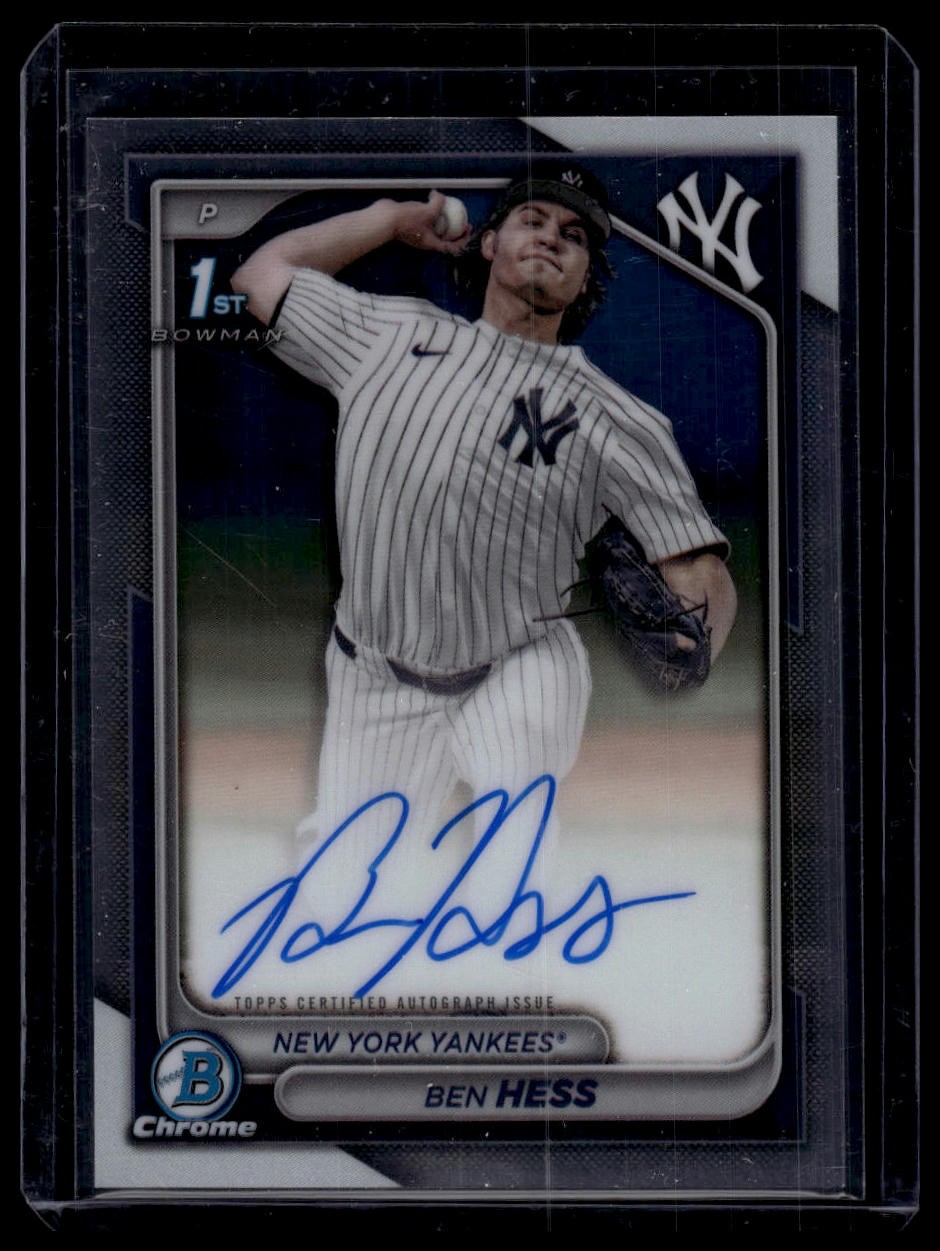 2024 Bowman Draft #CPA-BH Ben Hess Chrome Prospect Autographs