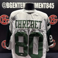 Wayne Chrebet Signed Autographed New York Jets Jersey JSA COA LOA
