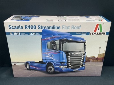 1/24 Car Model Series Scania R400 Streamline Tractor Head Flat Roof Plastic