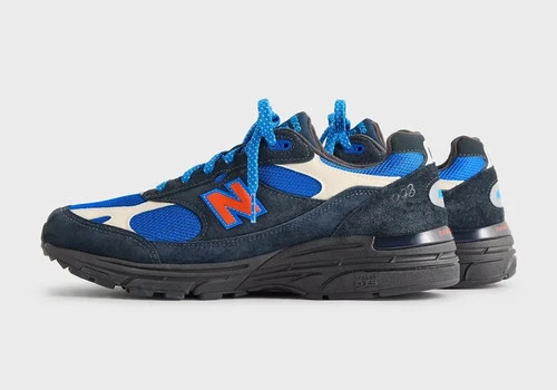 KITH × New Balance 993 Madison Square Garden Navy U993MG Men's Size image 4