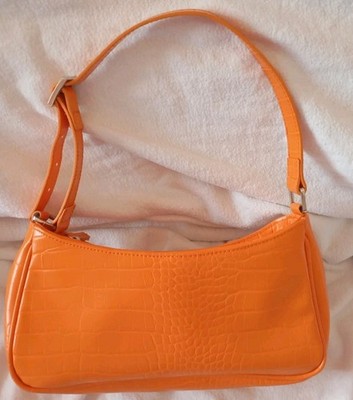 Handtasche Monki Kleine Damenhandtasche Orange, Neu