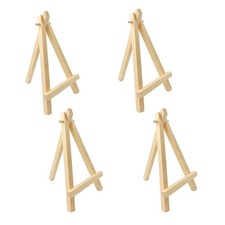 4 PCS Mini Wood Easel Small Tabletop Easel Display for Painting Art Crafts Ph...
